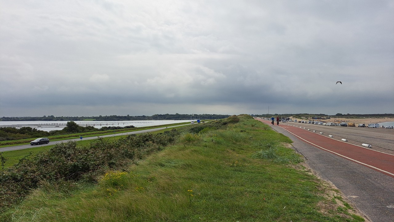Overzicht dijk Brouwersdam